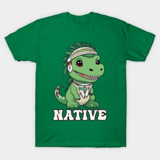 Native American Indigenous Trex T-Shirt